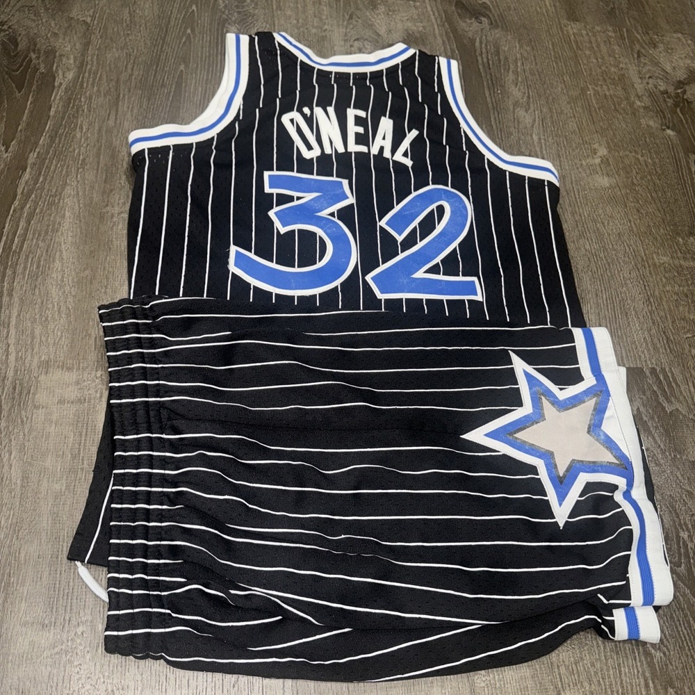 Shaquille O'Neal Mitchell & Ness 94-95 Magic Jersey Kids Youth L 14/16 Set